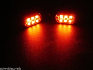 TRIUMPH & KAWASAKI RED 5050 SMD LED PODS 4 PODS & CONTROLLER WITH 4 KEY REMOTE - Bild 1 von 6