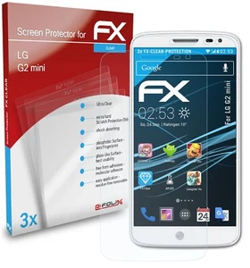 atFoliX 3x Screen Protection Film for LG G2 mini Screen Protector clear - Picture 1 of 8