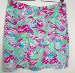 Icikuls - Rock Skort abstraktes Muster Multi-Tennis Golfkleidung Größe - XL - Bild 1 von 4