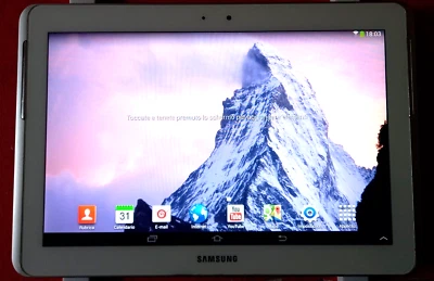 Tablet Samsung Galaxy Tab 2 10.1 WiFi (GT-P5110) 16 GB bianco SENZA ALIMENTATORE - Immagine 1 di 4