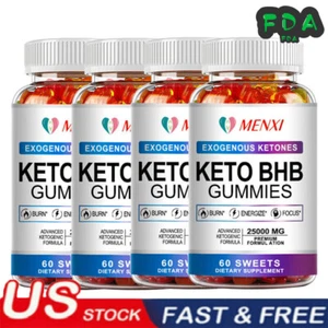 Keto BHB Gummies Support Weight Loss Fat Burner Dietary Supplement For Men Women - Picture 1 of 14