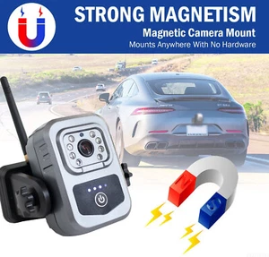Wireless WIFI Magnetic 2100mAh Battery Operated Portable Backup Reversing Camera - Picture 1 of 21