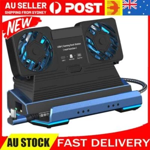 4K@60Hz Dual Cooling Fans 4 USB Ports PD100W for Steam Deck & Lenovo Legion GO - Photo 1/18