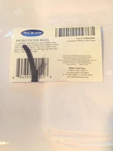 Water Tech P30X022MF Pool Blaster Micro Filter Bags ( Pack of 5 ) - Picture 1 of 4