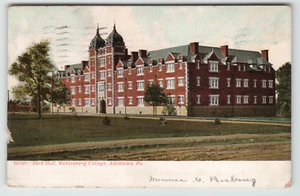 Postkarte 1909 Berk Hall am Mühlenberg College in Allentown, PA. - Bild 1 von 2