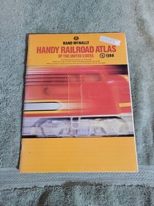 Rand McNally Handy Railroad Atlas 1988