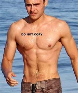 ZAC EFRON 8X10 UNSIGNED SEXY COLOR PHOTO IMAGE - Picture 1 of 1