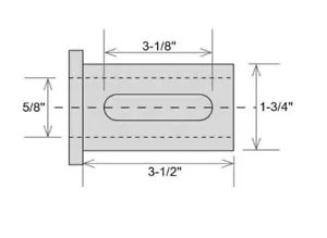 1-3/4" OD CNC Tool Holder Bushing TYPE C 5/8" ID 42054726 - Picture 1 of 2