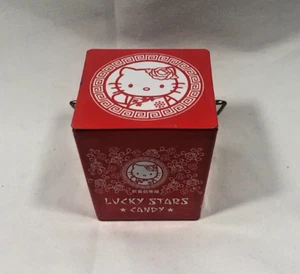 Caja de lata de caramelos Hello Kitty Lucky Stars 2012 lata coleccionable - Imagen 1 de 2