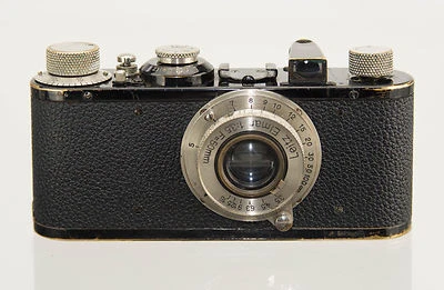 Cubierta de cuero sintético de repuesto Leica I modelo C/Leica II - cuero genuino Foto 1 de 4