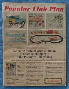 1964 Popular Club Plan Christmas Catalog - 58 pages of toys - clothes housewares - Imagen 1 de 9