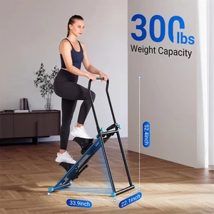 Foldable Climber Stair Stepper Machine For Home Gym Exercise Workout Equipment - Picture 1 of 8