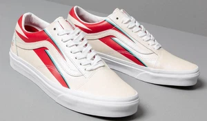 Zapatos de Skate VANS Old Skool (David Bowie) Aladdin Sane/Blanco Verdadero Talla 6 M, 7.5 W - Imagen 1 de 9