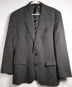 Brooks Brothers Mens Vintage Gray Lambs Wool Sport Jacket Size 43L GOOD CONDTION - Picture 1 of 8