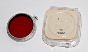 E.Leitz Wetzlar Leica R.H FEDOO LIGHT RED  A36 36MM Clamp On Filter Chrome Ring - Picture 1 of 6
