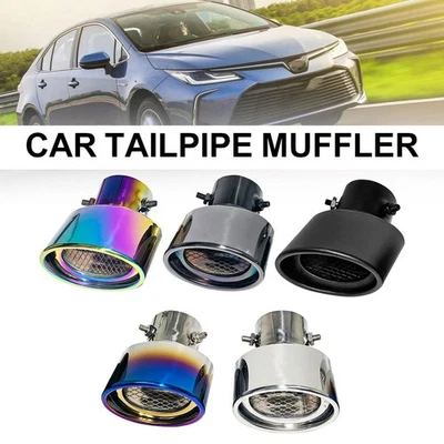 for Multiple Models Car Tailpipe Muffler Stainle ssSteel Pipe Muff Tail U1E0 - Image 1 of 4