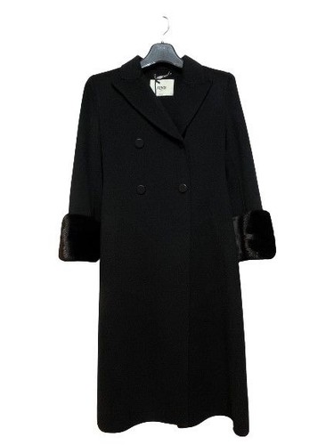 Cappotto visone nero Fendi 25885374