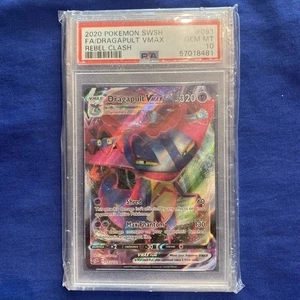 2020 Pokemon SWSH FA/Dragapult VMAX Rebel Clash #093 Gem MT 10 (57018481) - Bild 1 von 6