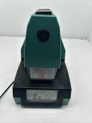 Acroprint ESP180 Time Clock W/Power Supply Powers ON! - Image 1 of 4