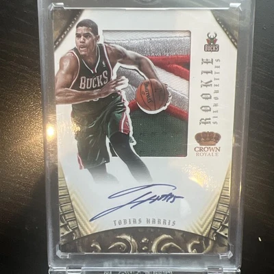 2013 Crown Royale Tobias Harris RC Silhiuettes Prime Patch Auto /25 - Image 1 of 4