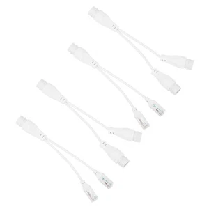 2Set POE Splitter Separator Adapter Cable 1 To 2 CCTV Video Transmission Rain CB - Afbeelding 1 van 13