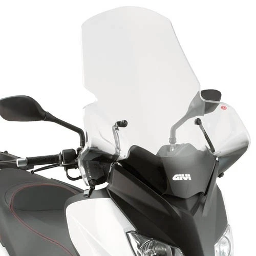 Pare-brise 446DT YAMAHA X-MAX 125-250 transparent avec garde-mains - Photo 1/1