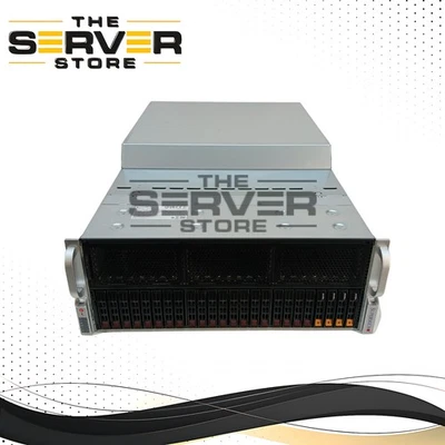 Supermicro A+ AS-4124GS-TNR 5U 8x NVIDIA 2x EPYC 64C 64GB 2x 960GB u.2 SSD - Image 1 of 4