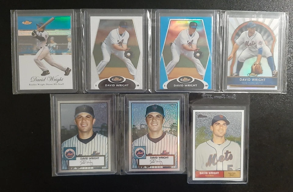DAVID WRIGHT SERIAL NUMBERED REFRACTOR LOT (NEW YORK METS) - Image 1 of 1