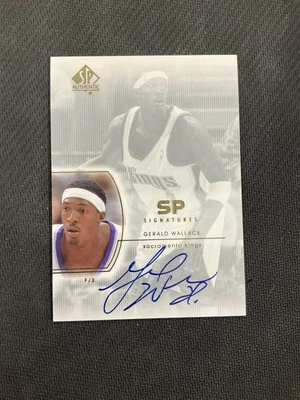 2002-03 SP Auténtico #GW Gerald Wallace SP Signatures Sacramento Kings Foto 1 de 2