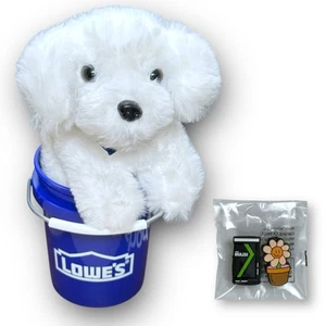 Lowe's Plush Dog Mini Bucket Spring Croc Charms Jibbitz Father's Mother's Day - Picture 1 of 13