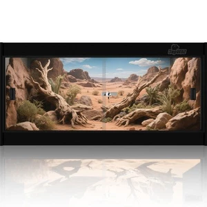 4x2x2 (120 Gallon) PVC Reptile Enclosure, Terrarium/Tank with Heavy-Duty Scre... - Picture 1 of 7