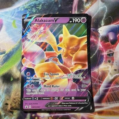 Alakazam V - SWSH083 - Oversized Promo Jumbo Card NM - Image 1 of 2