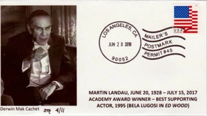 Martin Landau - Ed Wood - Bela Lugosi cover # 4 of limited edition of 11 - Picture 1 of 1