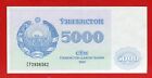 UZBEKISTAN: Banknote 5000 (5.000)  SOM SUM SOUM 1992 P71 aUNC 