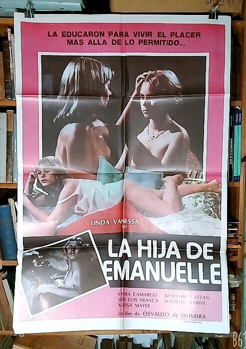Póster original de la película La hija de emanuelle - Afiche Cine Foto 1 de 1