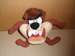 "Warner Brothers Tasmania Devil Looney Tunes Peluche Play-by-Play 1998 Ace 8""" - Imagen 1 de 3