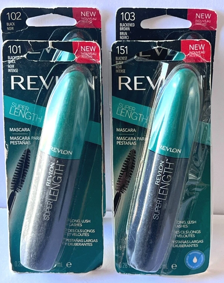 REVLON СУПЕР ДЛИНА ТУШЬ ДЛЯ РЕСНИЦ 0,28 2 УПАКОВКИ, ВЫБРАТЬ - Изображение 1 из 1