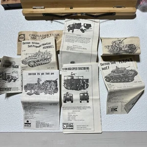 Instrucciones 1/72 Segunda Guerra Mundial para tanques, Jeep, más - Lote de 8 - Imagen 1 de 9