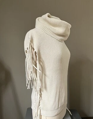 ACROBATA SIN MANGAS CUELLO TORTUGA COLOR MARFIL/CREMA XS/S FLECOS 100% ALGODÓN Foto 1 de 4