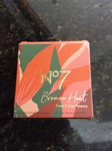 Boots No7 Bronze Heat Face & Eyeshadow Palette Boxed (unsealed) - Picture 1 of 3