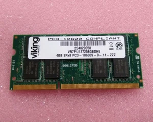 4GB PC3-10600 ECC SODIMM VR7PU127258GBD Viking Server Memory RAM Hynix Mac Pro - Picture 1 of 2