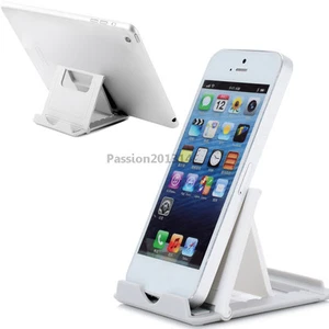 Universal Desk Portable Foldable Stand Holder Cradle For iPhone 6 Samsung Phone - Picture 1 of 6