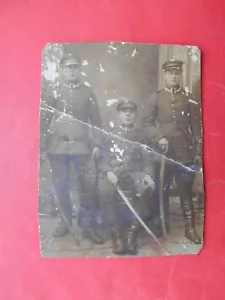Polen 1930-th Soldat in Uniform mit Säbel. Polnische Armee Echtfoto - Bild 1 von 2
