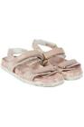 Christian Dior Kids Girls Leather And Canvas Sandals Eu 32 Uk 13