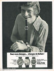 PUBLICITE ADVERTISING 065 1970  KELTON   montre pour homme