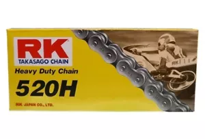 RK 520 Motorcycle Heavy-Duty Non O-Ring Chain 104 Links - P13 - Picture 1 of 2
