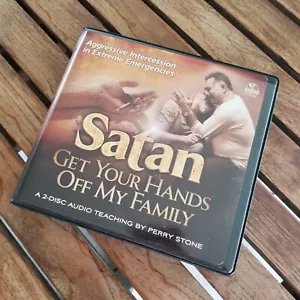 Satan Get Your Hands Off My Family (2-CD Series) By Perry Stone - Foto 1 di 5