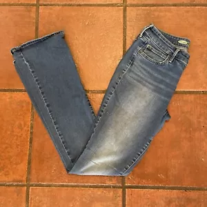 Old Navy Jeans donna 4 regular rockstar blu invecchiato denim elasticizzato bootcut - Foto 1 di 9