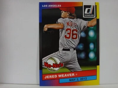 2014 Panini Donruss No-No's Jered Weaver #6 — 第 1/2 张图片
