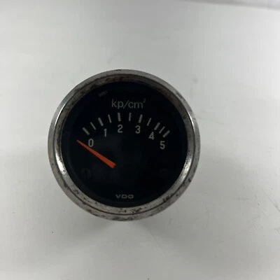 VDO vintage Porsche manometer kp/cm2 OEM 350.651/1/10 oil pressure gauge Untest - Image 1 of 3